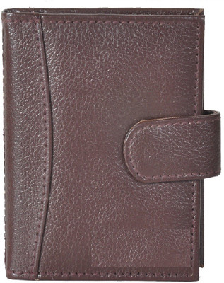 

Prt Usa Men Brown Artificial Leather Card Holder(20 Card Slots)