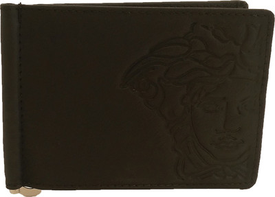 

SGE89 Men Black Artificial Leather Money Clip(6 Card Slots)