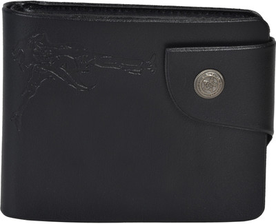 

SFN Men Black Artificial Leather Wallet(2 Card Slots)