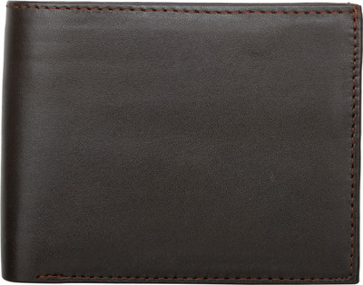 

AspenLeather Men Brown Genuine Leather Wallet(4 Card Slots)