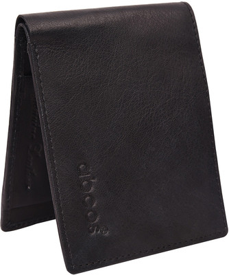 

abcos Men Black Genuine Leather Wallet(6 Card Slots)