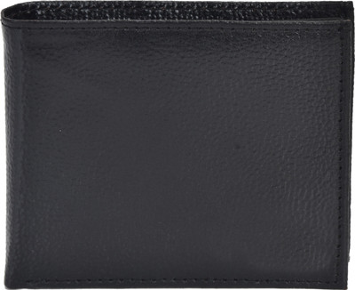 

SFN Men Black Genuine Leather Wallet(5 Card Slots)