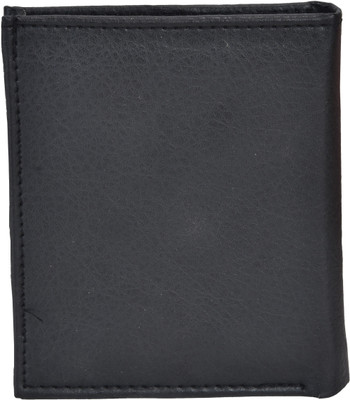 

SFN Men Black Genuine Leather Wallet(2 Card Slots)