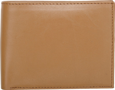 

AspenLeather Men Tan Genuine Leather Wallet(4 Card Slots)