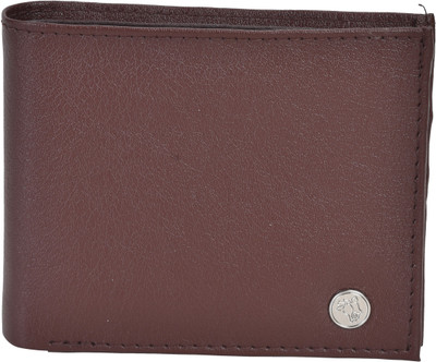 

SFN Men Brown Genuine Leather Wallet(4 Card Slots)