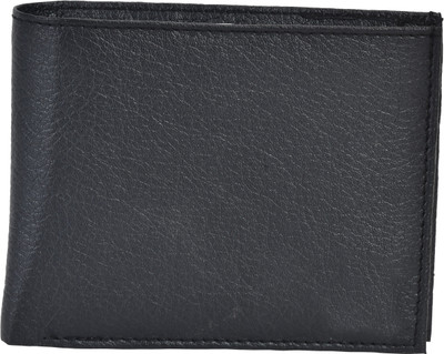 

SFN Men Black Genuine Leather Wallet(4 Card Slots)