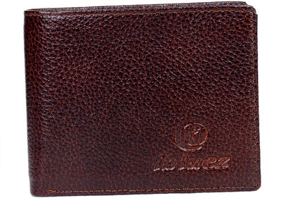 

MISS CUTE Men Brown Genuine Leather Wallet(11 Card Slots)