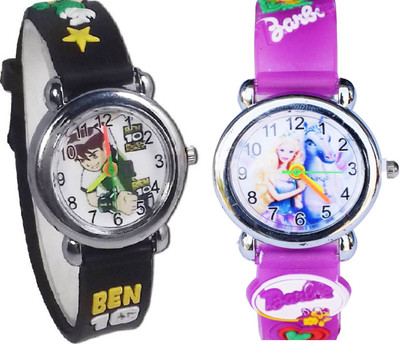 

ARIHANT RETAILS Ben10 and Barbie Kids Watch_AR16 (Also best for Birthday gift and return gift for kids) Watch - For Boys & Girls