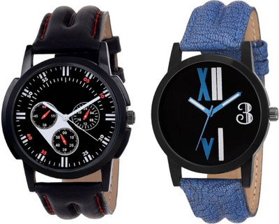 

Rage Enterprise New Stylish Leather Belt Designer Dial Men & Women Watch - For Boys