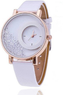 

Musket Shine White Belt Moving Diamond Watch - For Girls