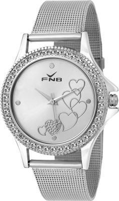 

FNB 00183 Silver Dial Watch for Women Watch - For Women