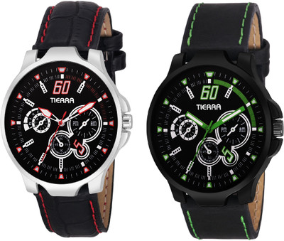 

Tierra NTCC008 Analog Tierra Combo Series Watch - For Men