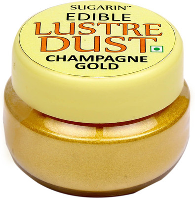 

SUGARIN Edible Lustre Dust Champgane Gold Icing(4.25 g, NA)