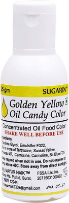 

SUGARIN Golden Yellow Oil Candy Color Icing(25 g, NA)