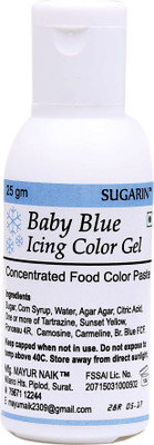 

SUGARIN Baby blue Icing Color Gel Icing(25 g, NA)