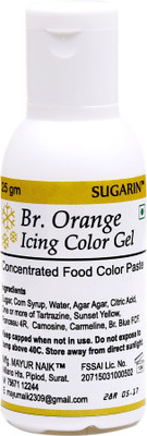 

SUGARIN Br. Orange Icing Color Gel Icing(25 g, NA)