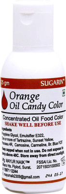 

SUGARIN Orange Oil Candy Color Icing(25 g, NA)