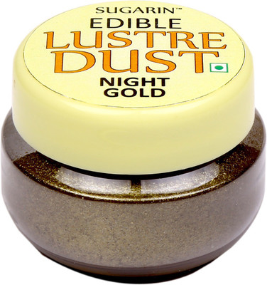 

SUGARIN Edible Lustre Dust Night Gold Icing(4.25 g, NA)