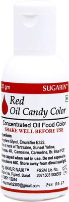 

SUGARIN Red Oil Candy Color Icing(25 g, NA)