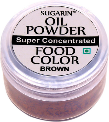 

SUGARIN Oil Powder Super Concentrated Food Color Brown Icing(2.5 g, NA)