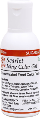 

SUGARIN Scarlet Icing Color Gel Icing(25 g, NA)