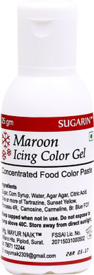 

SUGARIN Maroon Icing Color Gel Icing(25 g, NA)