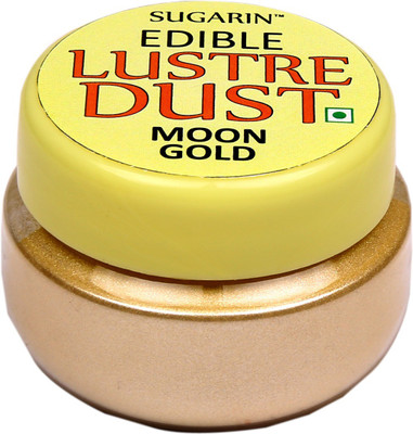 

SUGARIN Edible Lustre Dust Moon Gold Icing(4.25 g, NA)