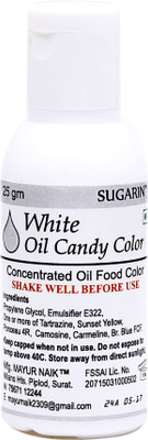 

SUGARIN White Oil Candy Color Icing(25 g, NA)