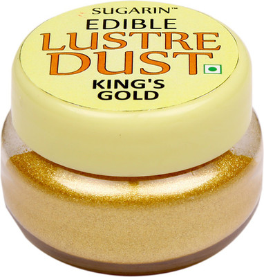 

SUGARIN Edible Lustre Dust Kings Gold Icing(4.25 g, NA)