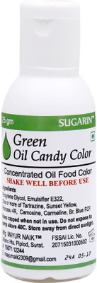 

SUGARIN Green Oil Candy Color Icing(25 g, NA)