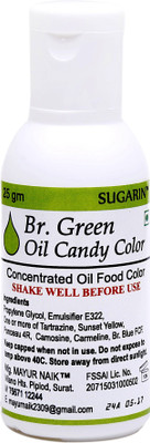 

SUGARIN Br. Green Oil Candy Color Icing(25 g, NA)