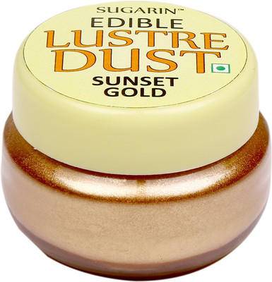 

SUGARIN Edible Lustre Dust Sunset Gold Icing(4.25 g, NA)