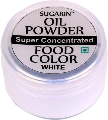 

SUGARIN Oil Powder Super Concentrated Food Color White Icing(2.5 g, NA)