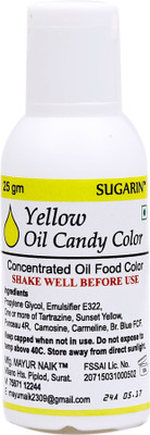 

SUGARIN Yellow Oil Candy Color Icing(25 g, NA)