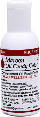 

SUGARIN Maroon Oil Candy Color Icing(25 g, NA)