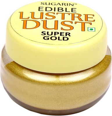 

SUGARIN Edible Lustre Dust Super Gold Icing(4.25 g, NA)