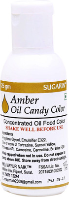 

SUGARIN Amber Oil Candy Color Icing(25 g, NA)