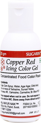 

SUGARIN Copper Red Icing Color Gel Icing(25 g, NA)