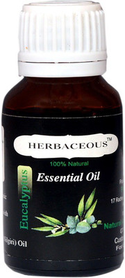 

HERBACEOUS 100% Natural Eucalyptus(Nilgiri) Essential Oil(20 ml)