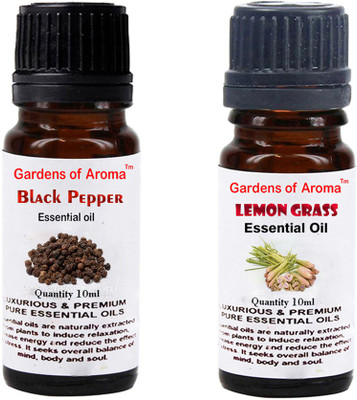 Gardens Of Aroma Black Pepper And Lemon grass(20 ml)