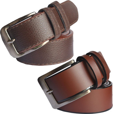 

Sun Shopping Men Formal Brown Synthetic Belt