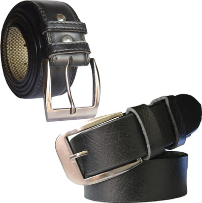 

Sun Shopping Men Formal Black Synthetic Belt