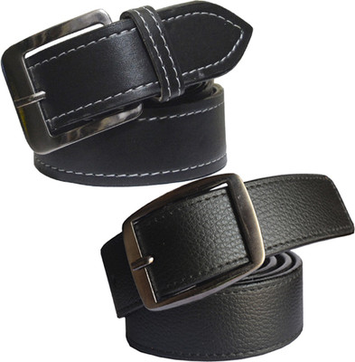 

Sun Shopping Men Formal Black Synthetic Belt