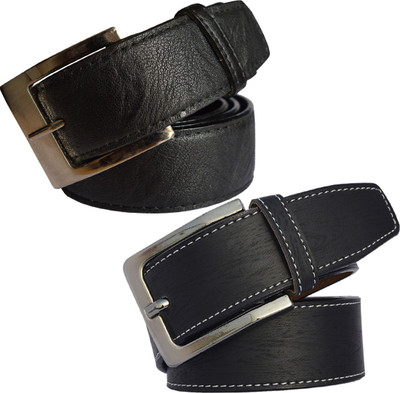 

Sun Shopping Men Formal Black Synthetic Belt