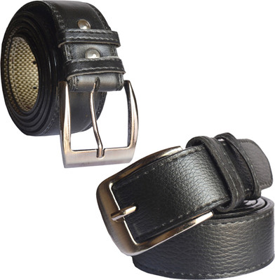 

Sun Shopping Men Formal Black Synthetic Belt