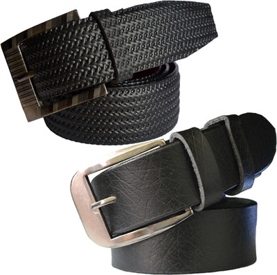 

Sun Shopping Men Formal Black Synthetic Belt