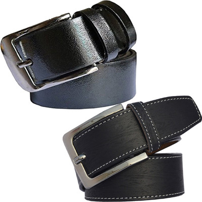 

Sun Shopping Men Formal Black Synthetic Belt