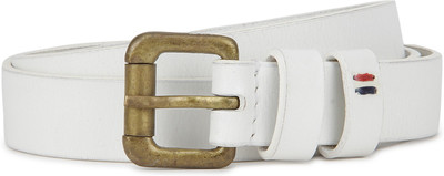 

Tommy Hilfiger Men White Genuine Leather Belt