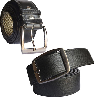 

Sun Shopping Men Formal Black Synthetic Belt