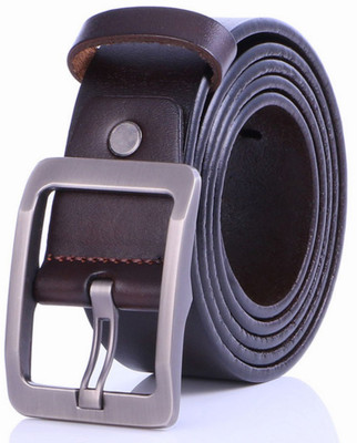 

Fuddy-Duddy Men Party, Casual, Formal, Evening Brown Genuine Leather Belt